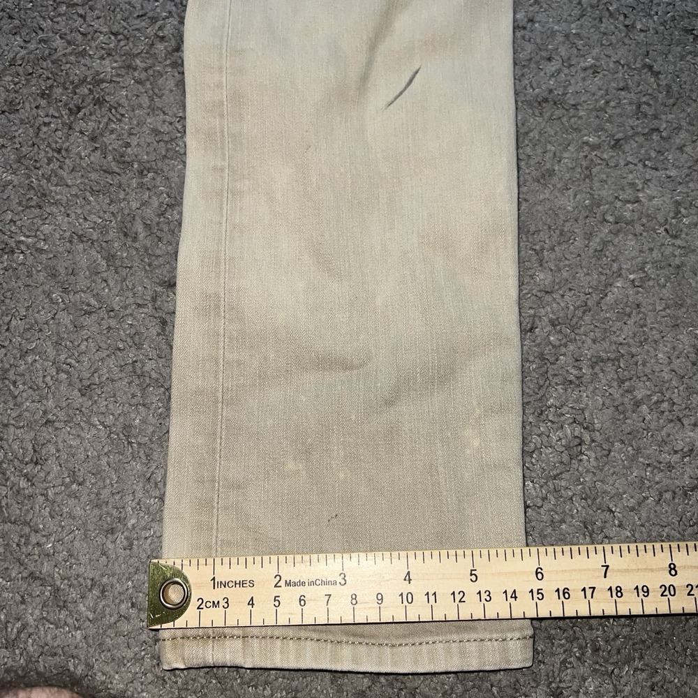Rag & Bone Jeans Mens 29x32 Brown Khaki Fit 2 Slim Button Fly Denim Pants - Picture 8 of 9